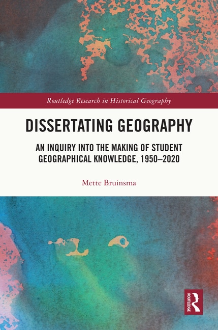 Front cover_Dissertating Geography