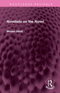 Front cover_Novelists on the Novel