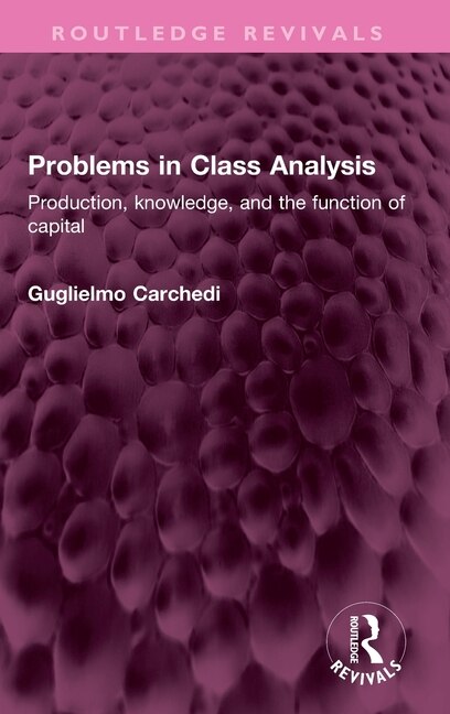 Front cover_Problems in Class Analysis