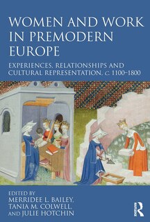 Front cover_Women and Work in Premodern Europe