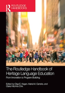 Couverture_Routledge Handbook of Heritage Language Education
