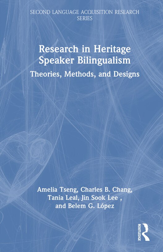 Front cover_Research in Heritage Speaker Bilingualism