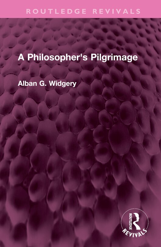 Couverture_A Philosopher's Pilgrimage