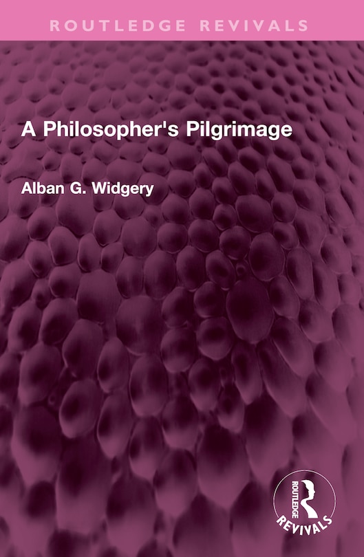 Couverture_A Philosopher's Pilgrimage