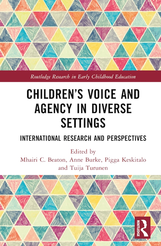 Couverture_Children's Voice and Agency in Diverse Settings
