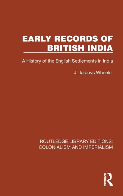 Couverture_Early Records of British India