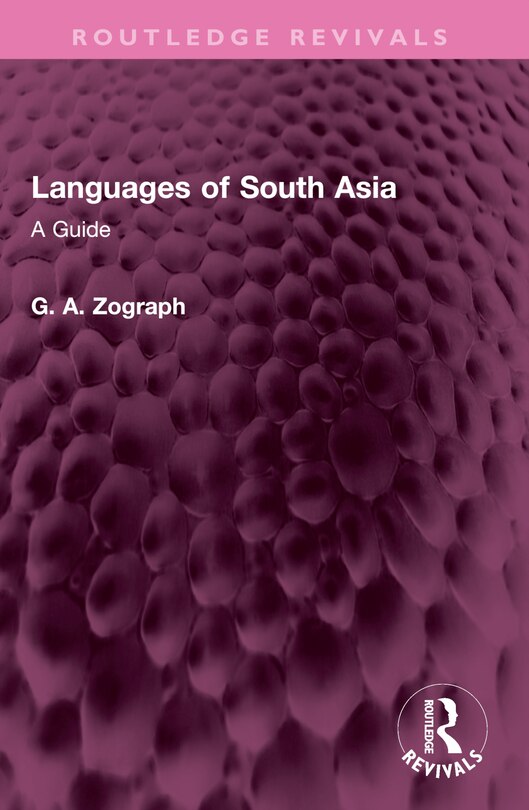 Front cover_Languages of South Asia