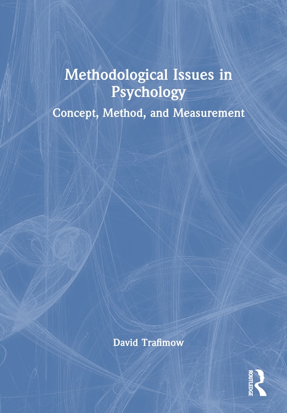 Couverture_Methodological Issues in Psychology