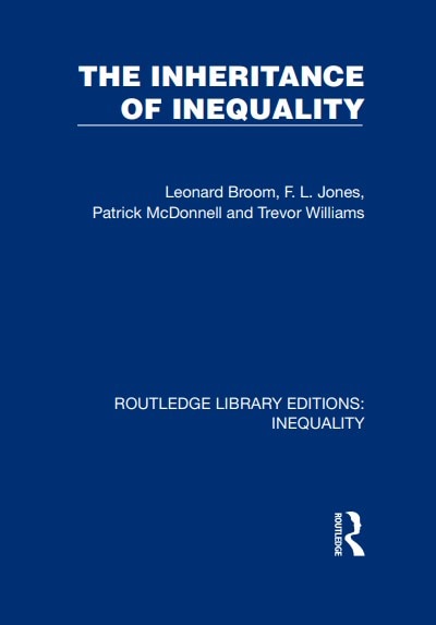 Front cover_The Inheritance of Inequality