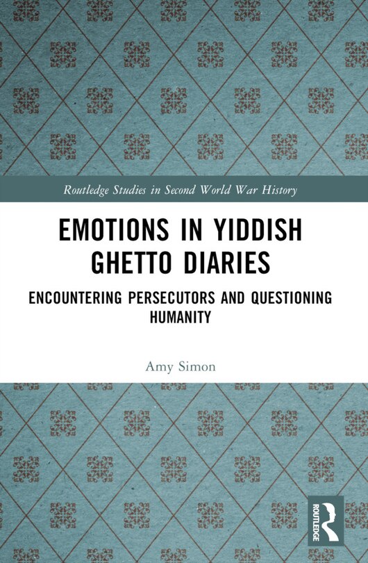 Front cover_Emotions in Yiddish Ghetto Diaries