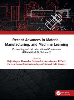 Front cover_Recent Advances in Material, Manufacturing, and Machine Learning