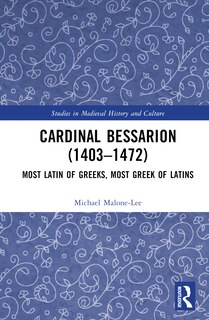 Front cover_Cardinal Bessarion (1403-1472)