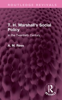 Couverture_T. H. Marshall's Social Policy