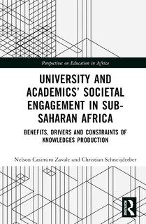 Front cover_University and Academics' Societal Engagement in Sub-Saharan Africa