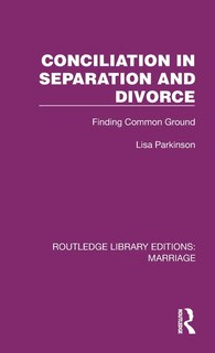 Front cover_Conciliation in Separation and Divorce