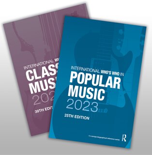 Front cover_The International Who's Who in Classical/Popular Music Set 2023