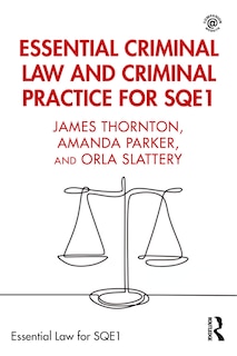 Front cover_Essential Criminal Law and Criminal Practice for SQE1