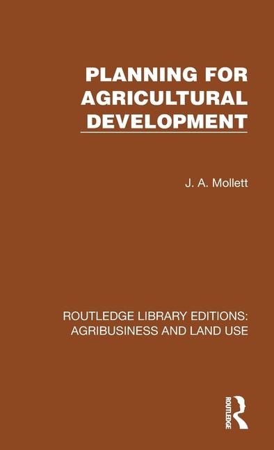 Front cover_Planning for Agricultural Development