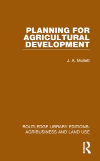 Couverture_Planning for Agricultural Development