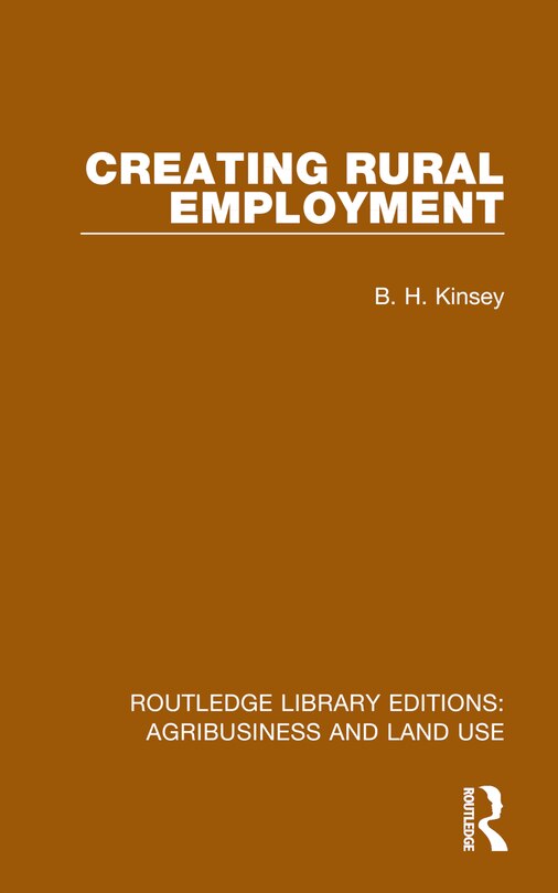 Front cover_Creating Rural Employment