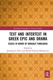 Front cover_Text and Intertext in Greek Epic and Drama