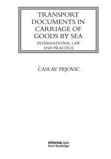 Couverture_Transport Documents in Carriage Of Goods by Sea