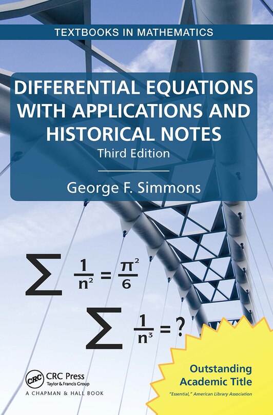 Front cover_Differential Equations with Applications and Historical Notes