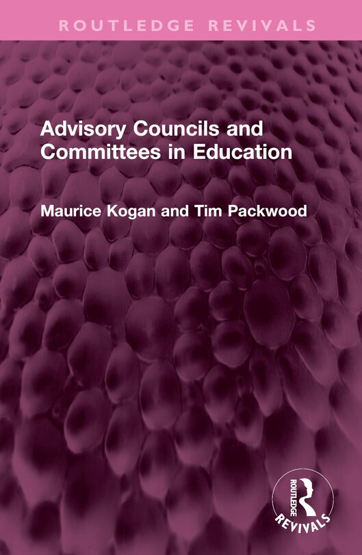 Couverture_Advisory Councils and Committees in Education