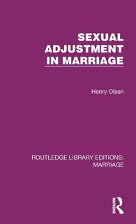 Front cover_Sexual Adjustment in Marriage
