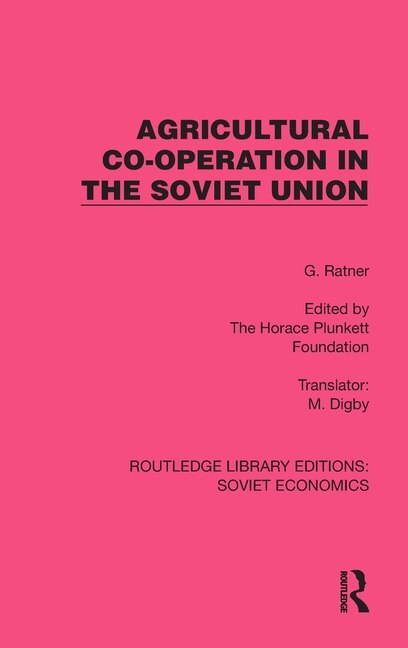 Front cover_Agricultural Co-operation in the Soviet Union