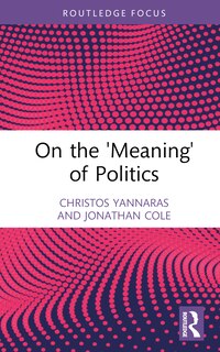 Front cover_On the 'Meaning' of Politics