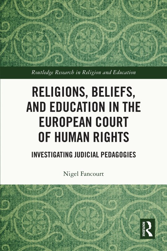 Couverture_Religions, Beliefs and Education in the European Court of Human Rights