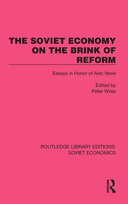 Front cover_The Soviet Economy on the Brink of Reform