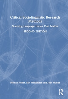 Couverture_Critical Sociolinguistic Research Methods