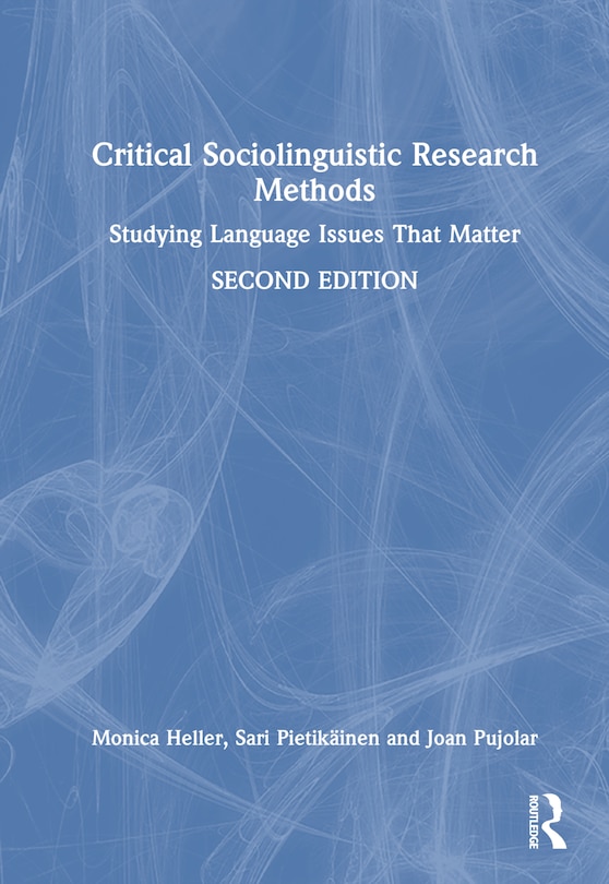 Couverture_Critical Sociolinguistic Research Methods