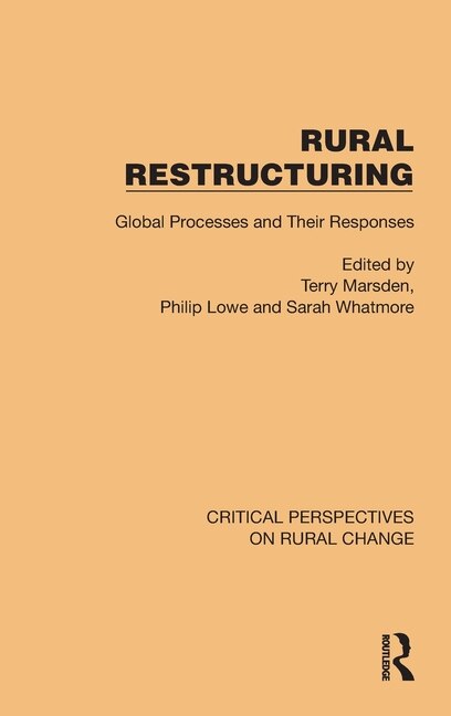 Front cover_Rural Restructuring