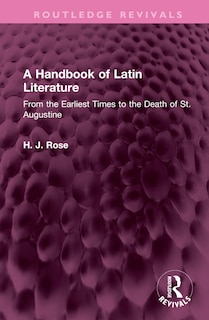 Front cover_A Handbook of Latin Literature
