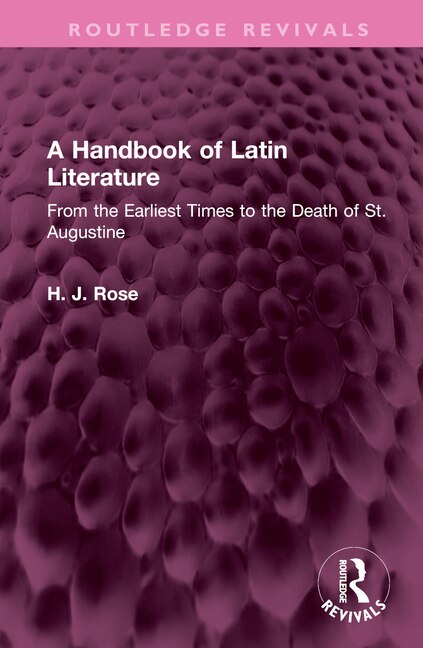 Front cover_A Handbook of Latin Literature