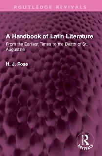 Front cover_A Handbook of Latin Literature