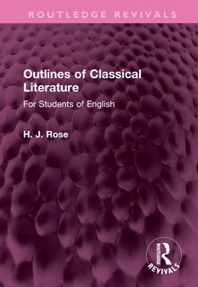 Couverture_Outlines of Classical Literature