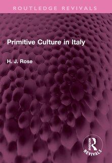 Front cover_Primitive Culture in Italy