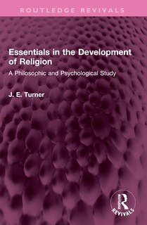 Front cover_Essentials in the Development of Religion