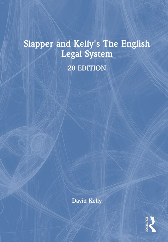 Front cover_Slapper and Kelly's The English Legal System