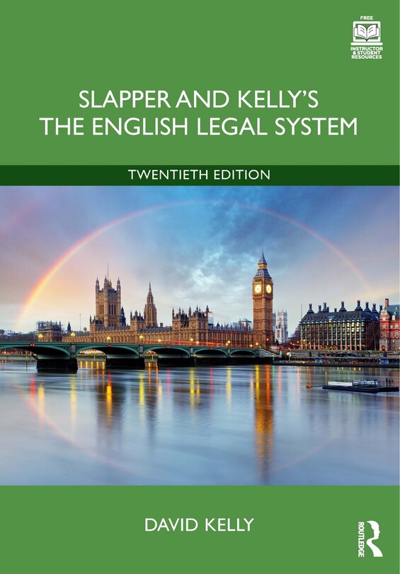 Front cover_Slapper and Kelly's The English Legal System