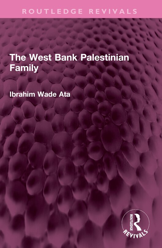 Front cover_The West Bank Palestinian Family