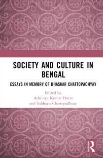 Couverture_Society and Culture in Bengal