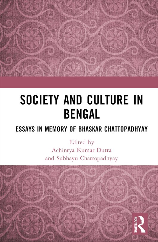 Couverture_Society and Culture in Bengal