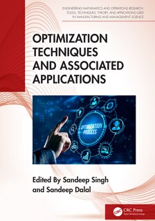 Front cover_Optimization Techniques and Associated Applications