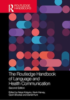 Couverture_The Routledge Handbook of Language and Health Communication