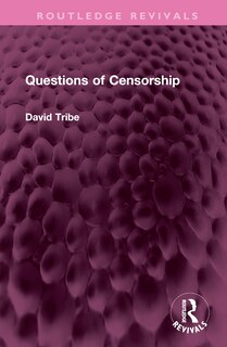 Front cover_Questions of Censorship
